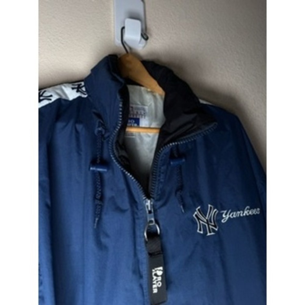 Pro Player MLB New York‎ Yankees Jacket XXLG Baseball Full Zip Blue Coat